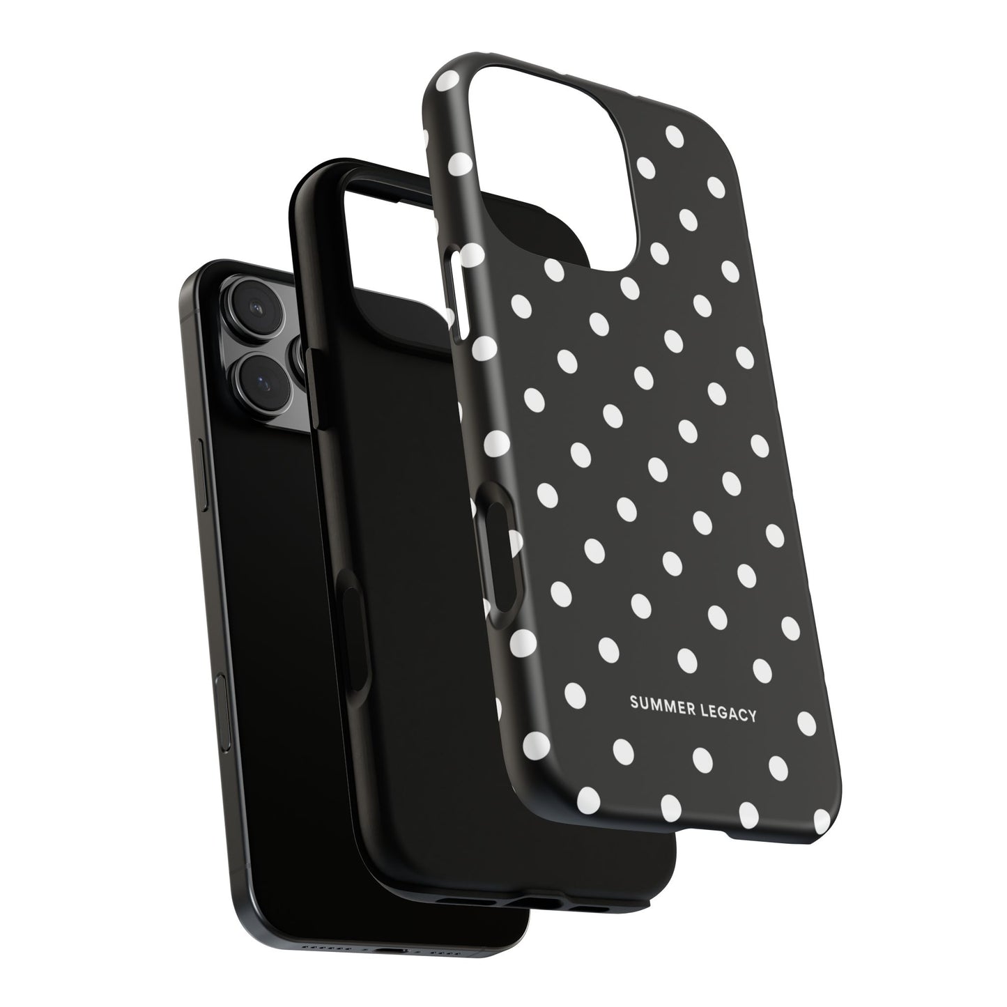 Ebony Polka Dot iPhone Case