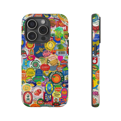 Fruit Stickers iPhone Case