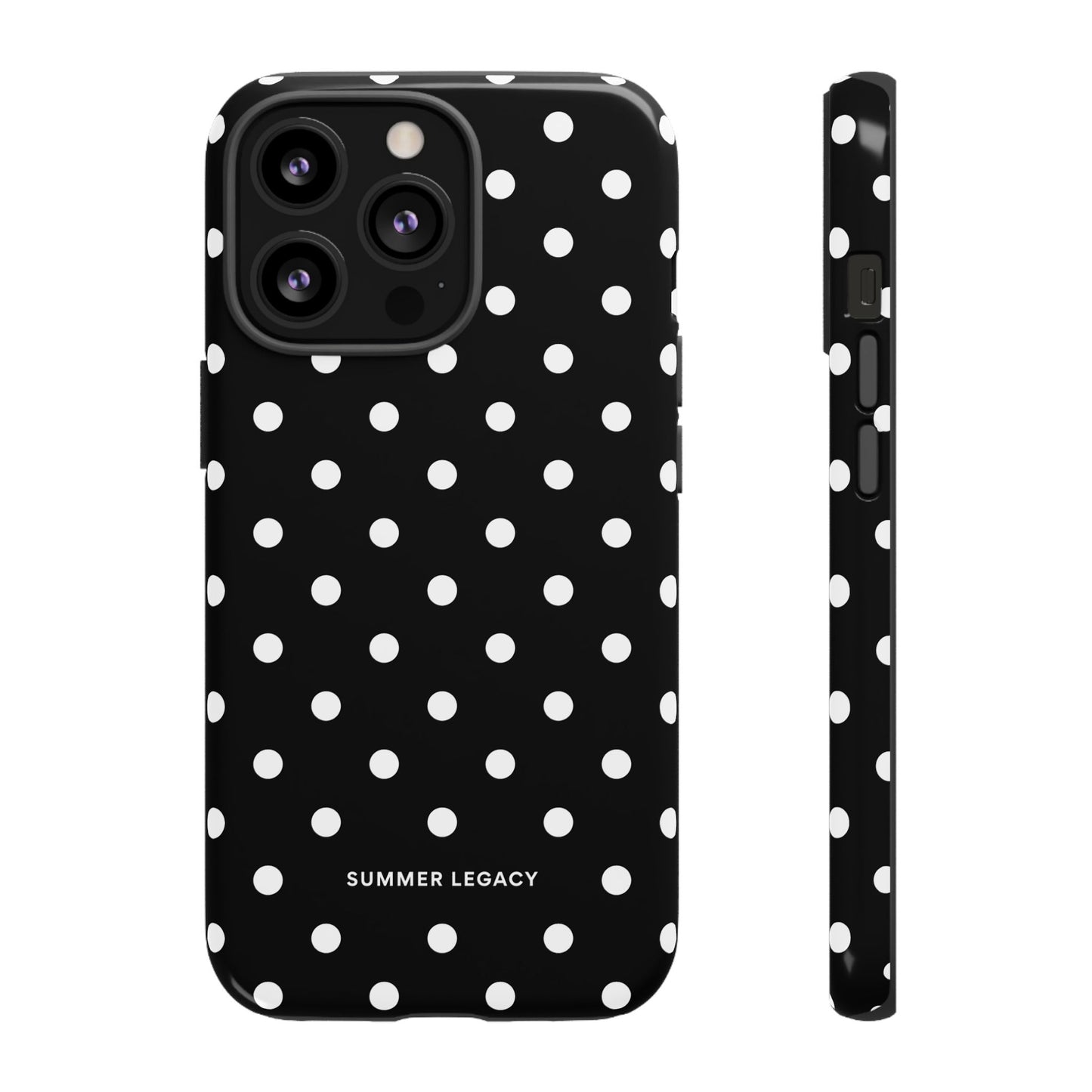 Ebony Polka Dot iPhone Case