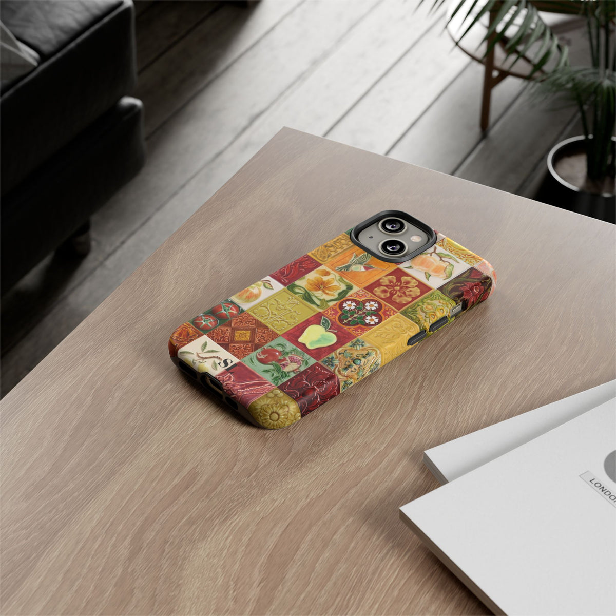 Orchard Mosaic Tiles iPhone Case