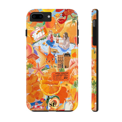 Orange Goldfish Collage iPhone Case