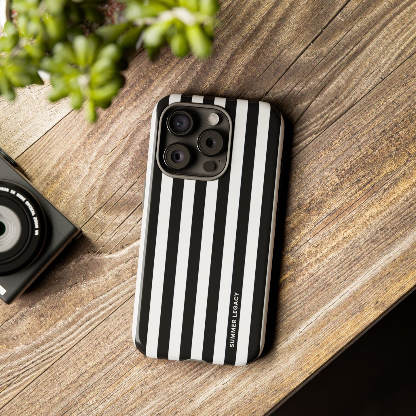 Ebony Stripe iPhone Case