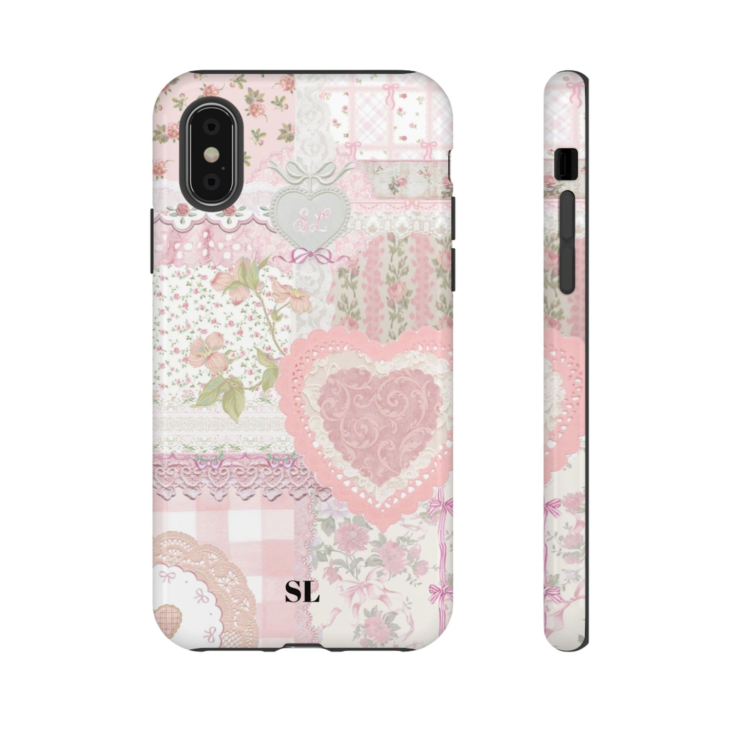 Blushing Floral Patchwork iPhone Case