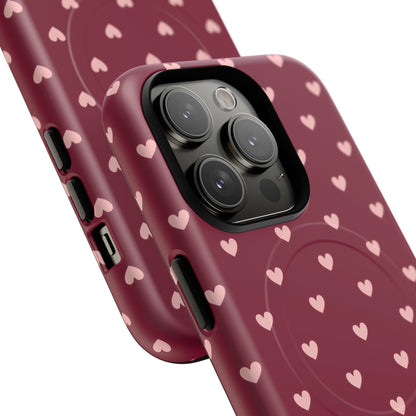 Berry Hearts MagSafe Case