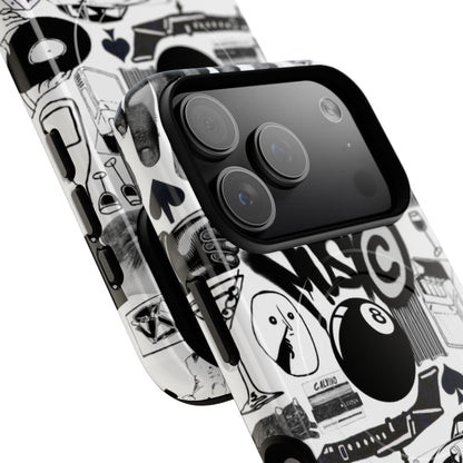 Black and White MagSafe Case