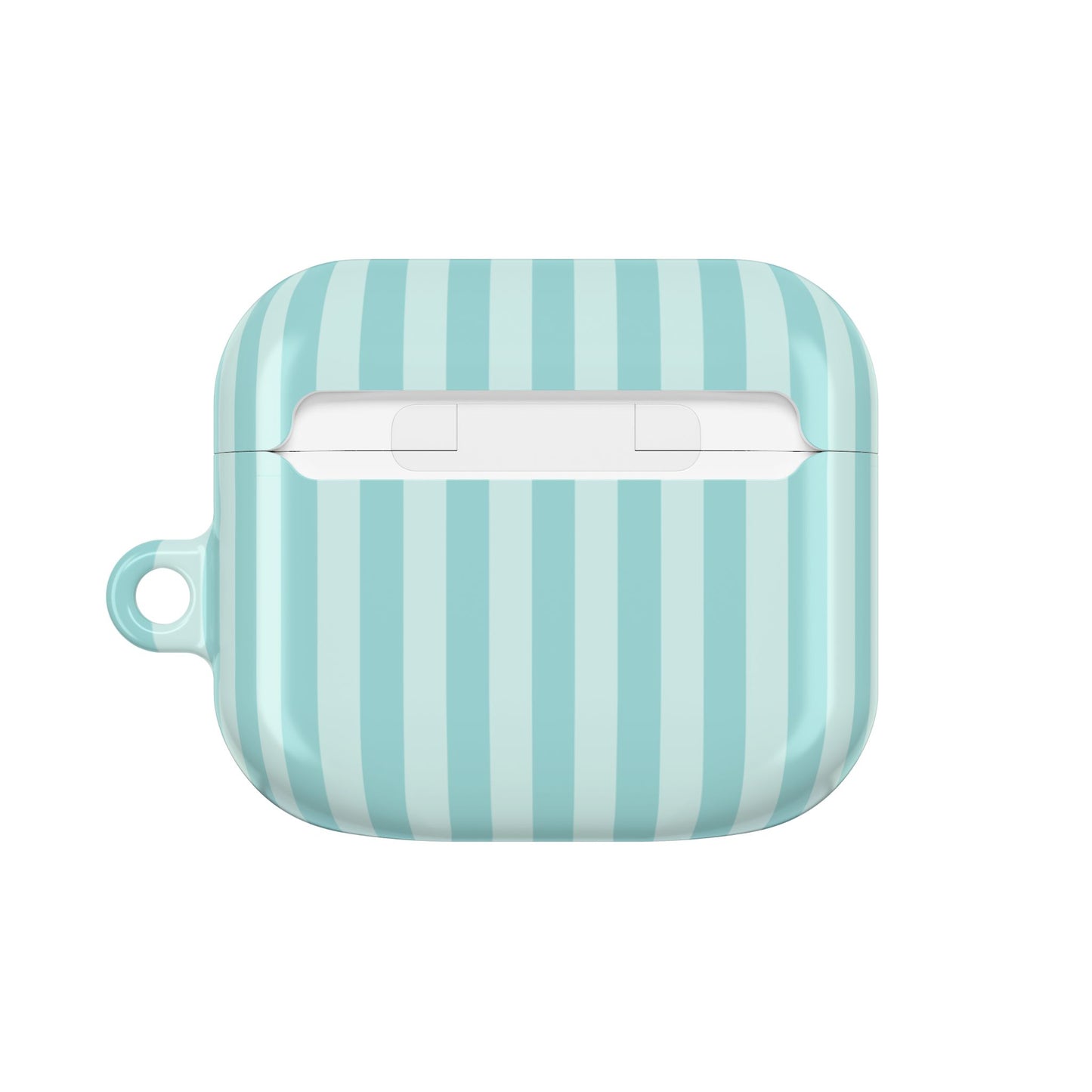 Teal Stripe AirPod Case
