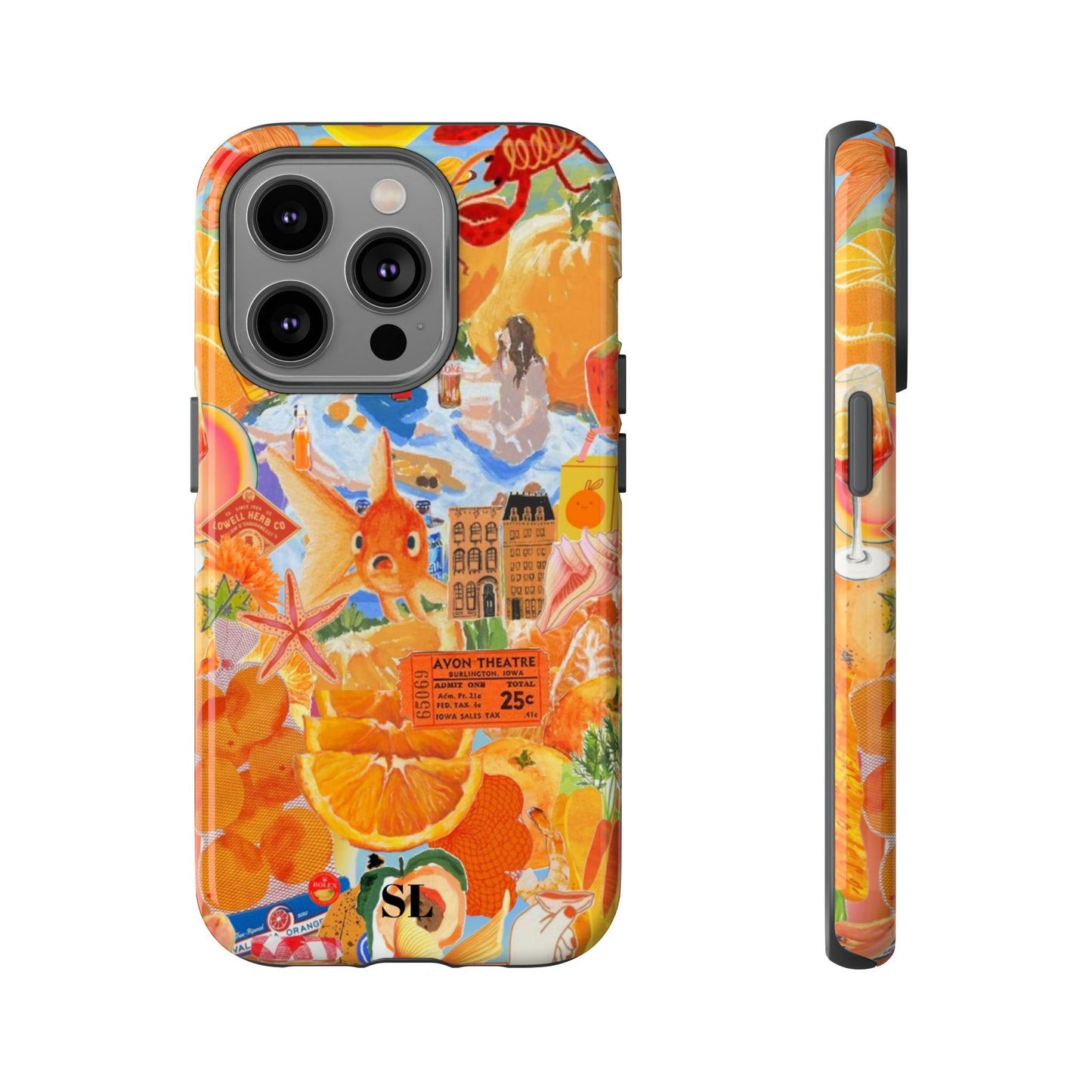 Orange Goldfish iPhone Case