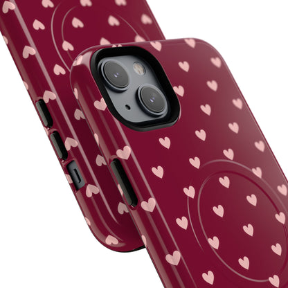 Berry Hearts MagSafe Case