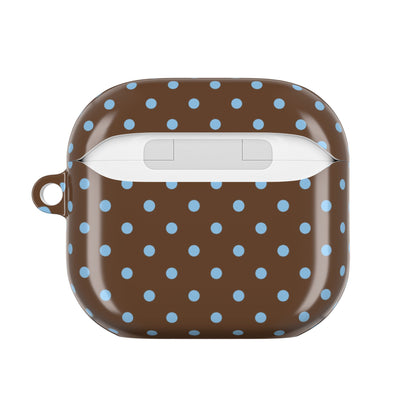 Mocha Polka Dot AirPod Case