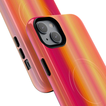 Amber Glow Ombre Stripe MagSafe Case