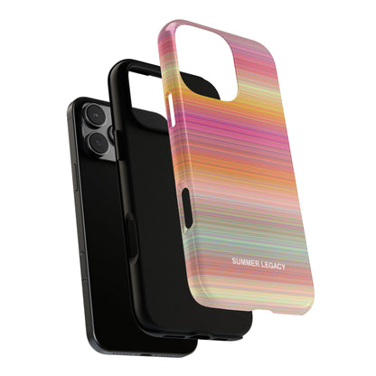 Champagne Ombre Stripe iPhone Case