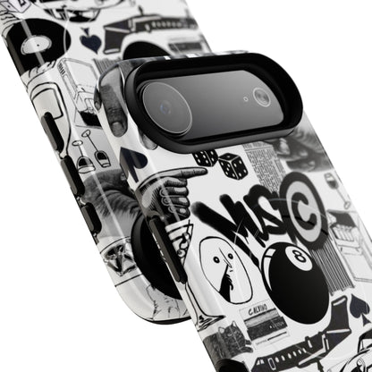 Black and White MagSafe Case