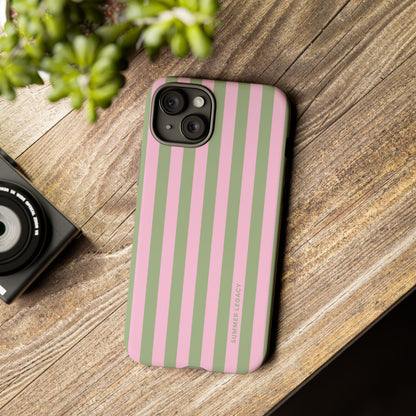Guava Stripe iPhone Case