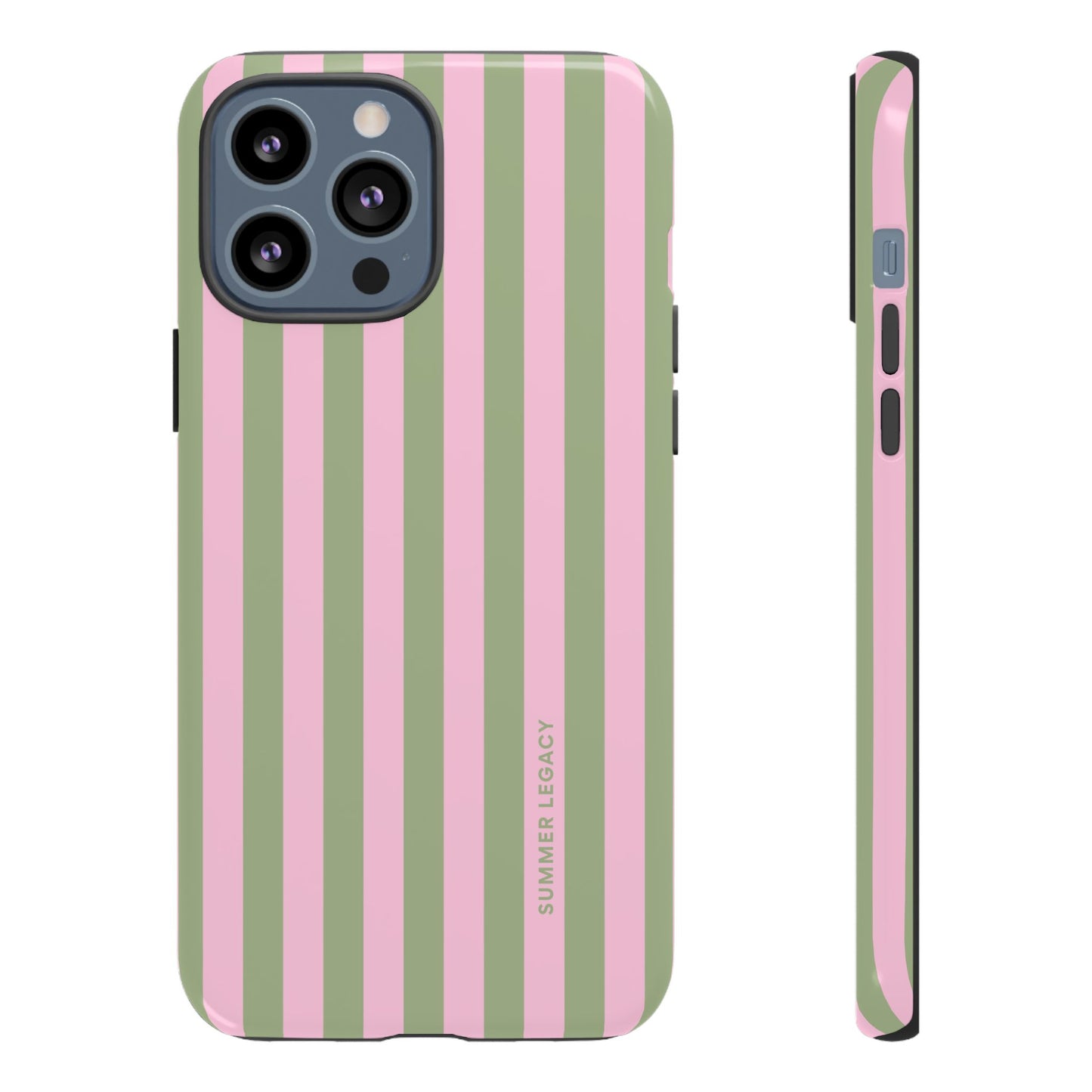 Guava Stripe iPhone Case