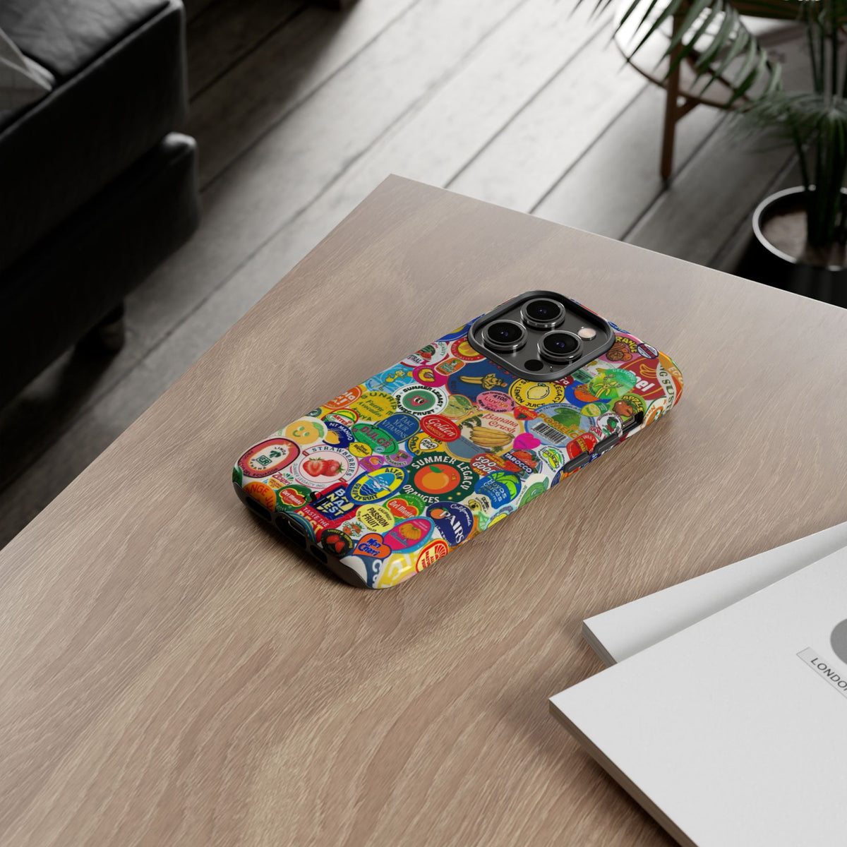 Fruit Stickers iPhone Case