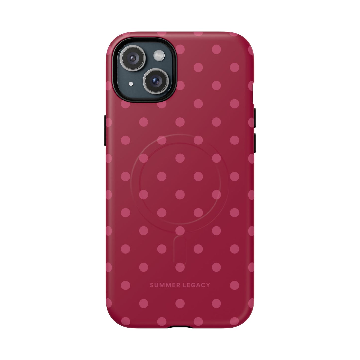Berry Polka Dot MagSafe Case