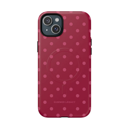 Berry Polka Dot MagSafe Case
