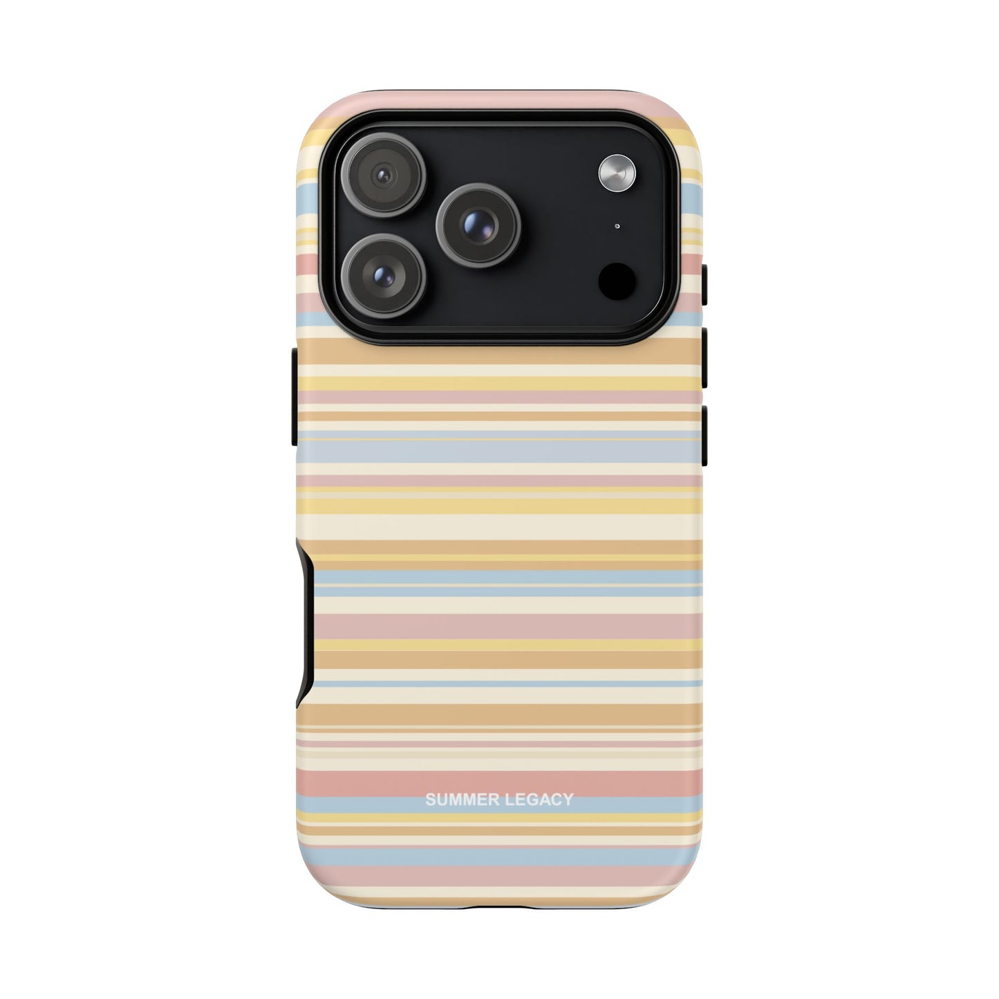 Lychee Multi-stripe iPhone Case