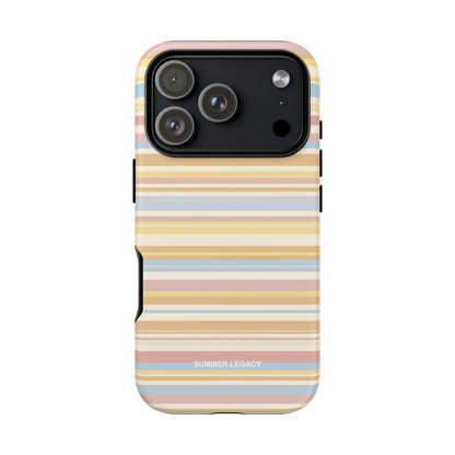 Lychee Multi-stripe iPhone Case