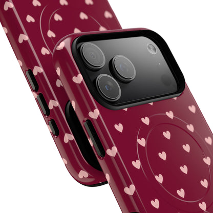 Berry Hearts MagSafe Case
