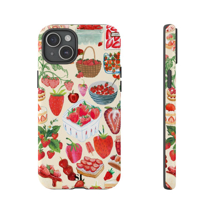 Strawberry Collage iPhone Case