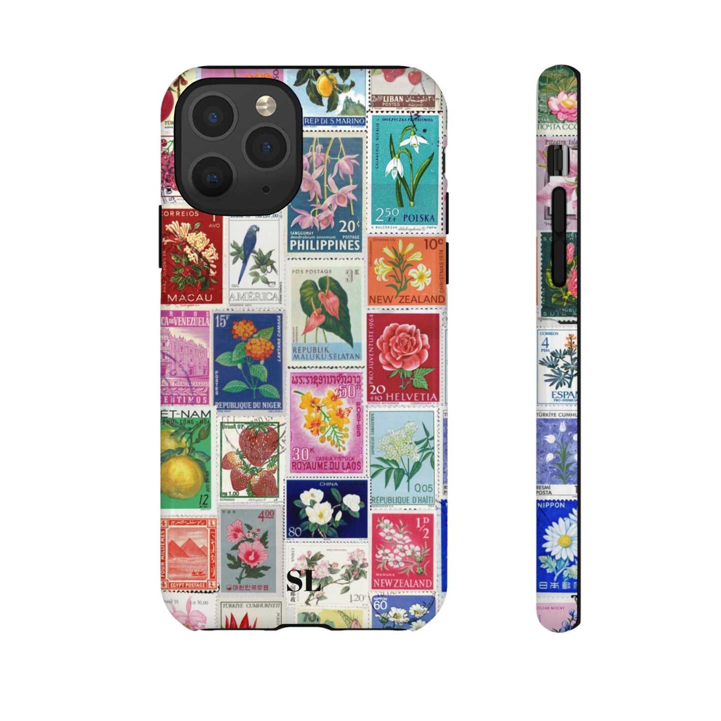 Postcard Stamps iPhone Case