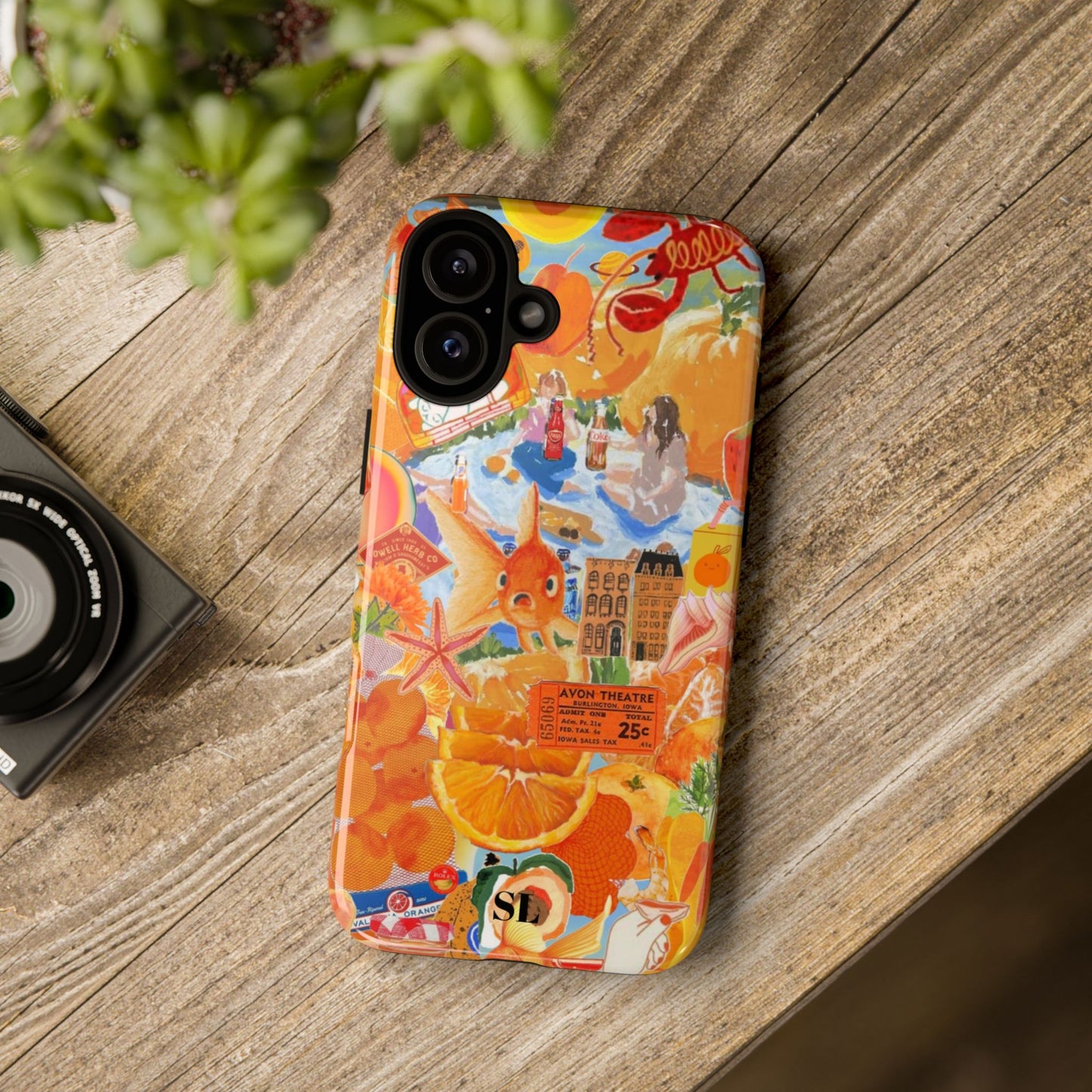 Orange Goldfish iPhone Case