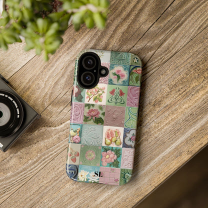 Garden Mosaic Tiles iPhone Case