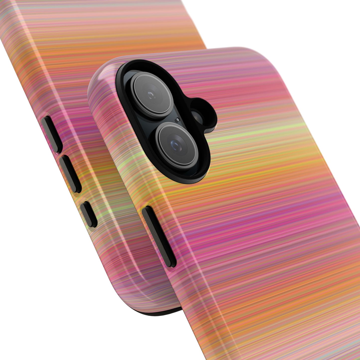 Champagne Ombre Stripe iPhone Case