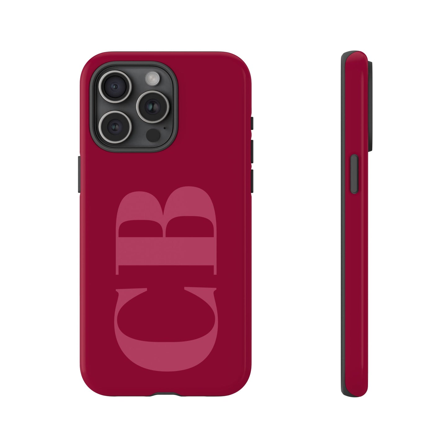 Berry Custom Initial iPhone Case