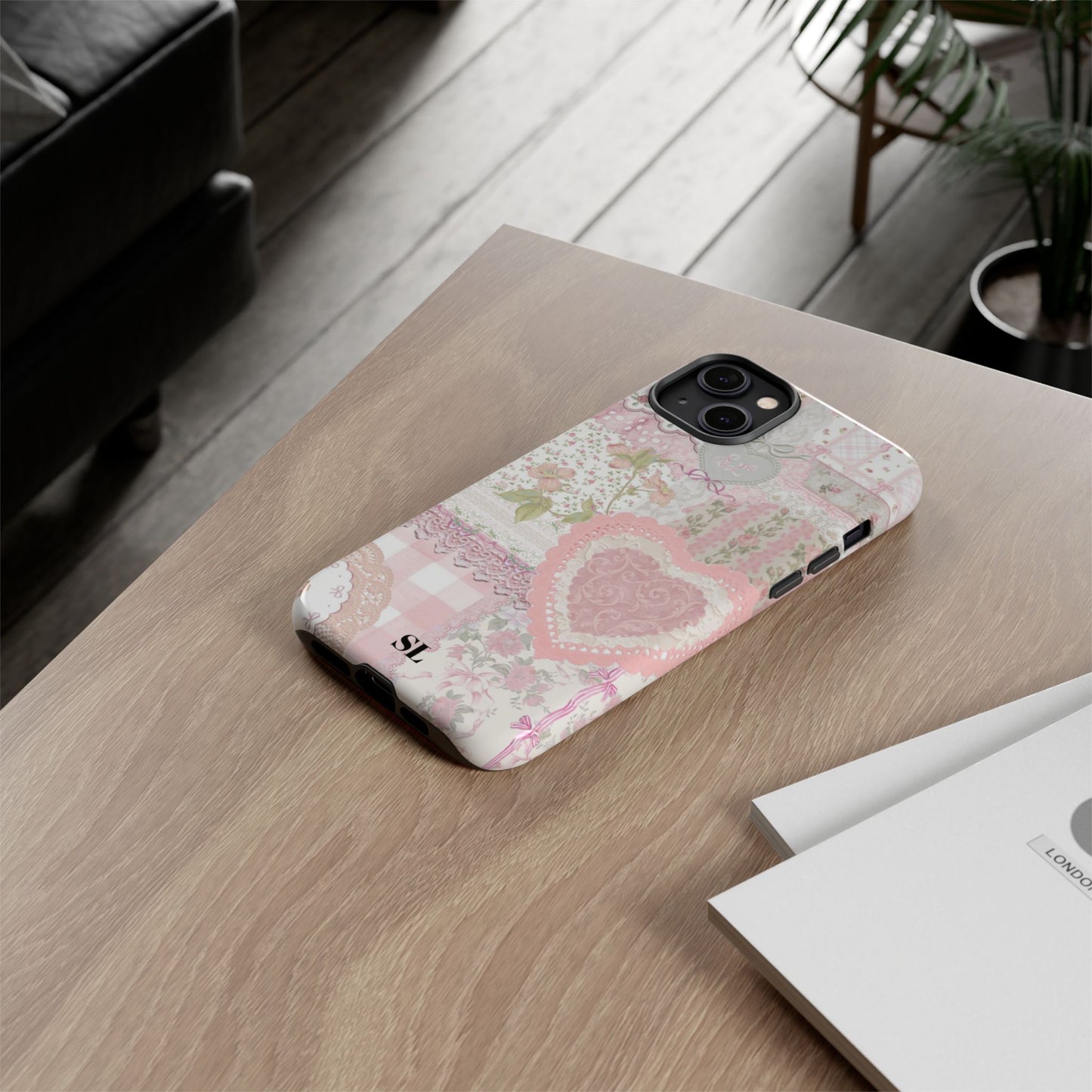 Blushing Floral Patchwork iPhone Case