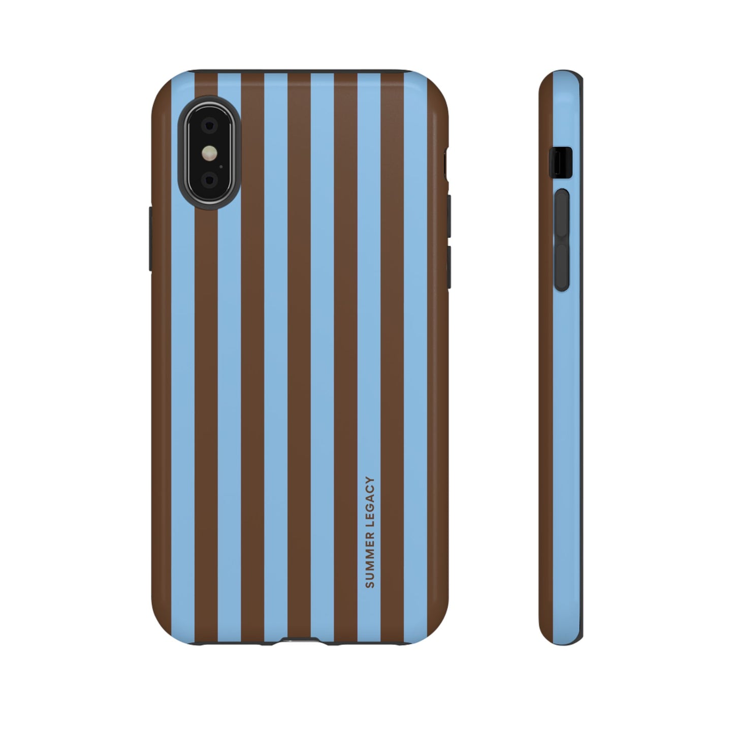 Mocha Stripe iPhone Case