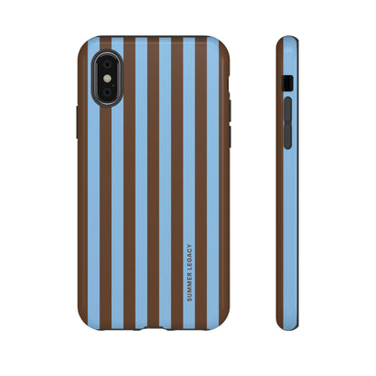 Mocha Stripe iPhone Case