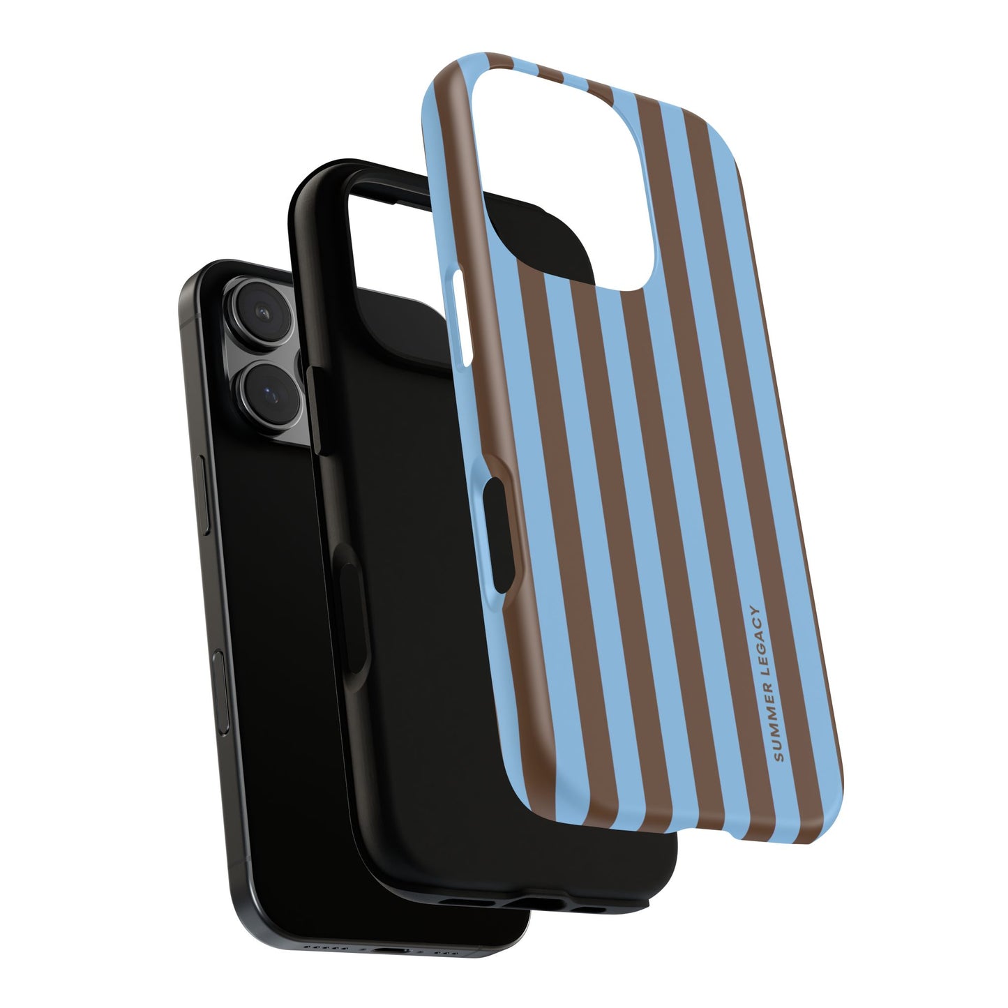 Mocha Stripe iPhone Case