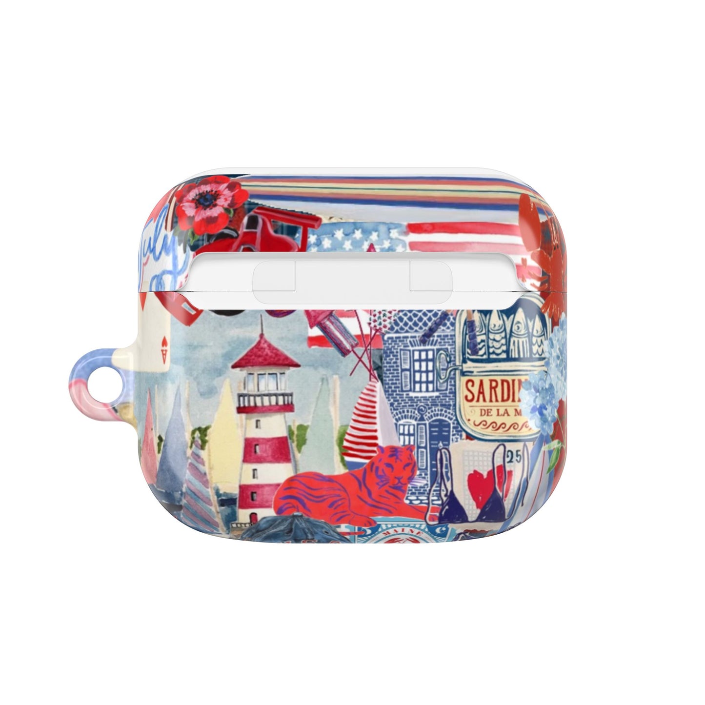 Red, White & Blue AirPod Case