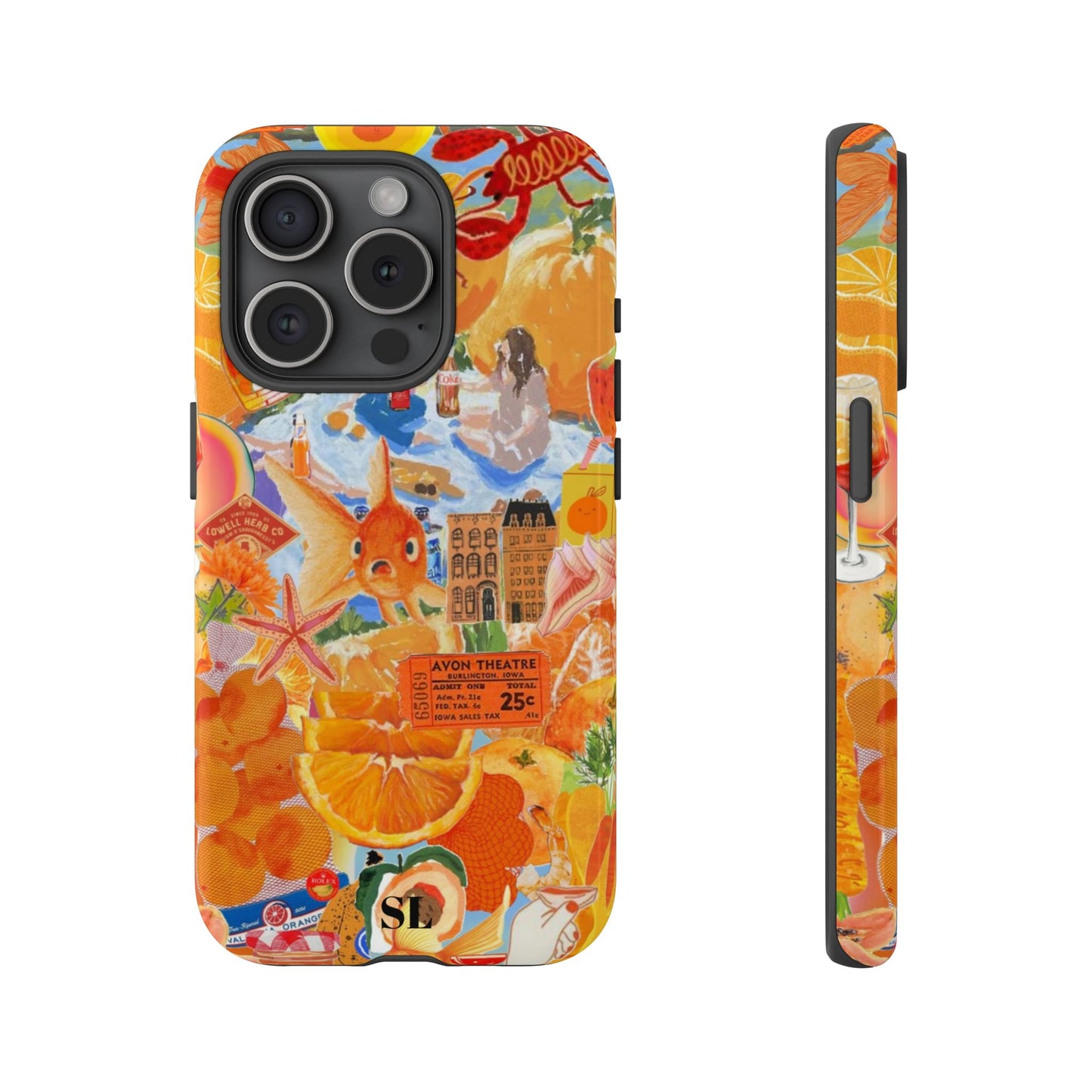 Orange Goldfish iPhone Case