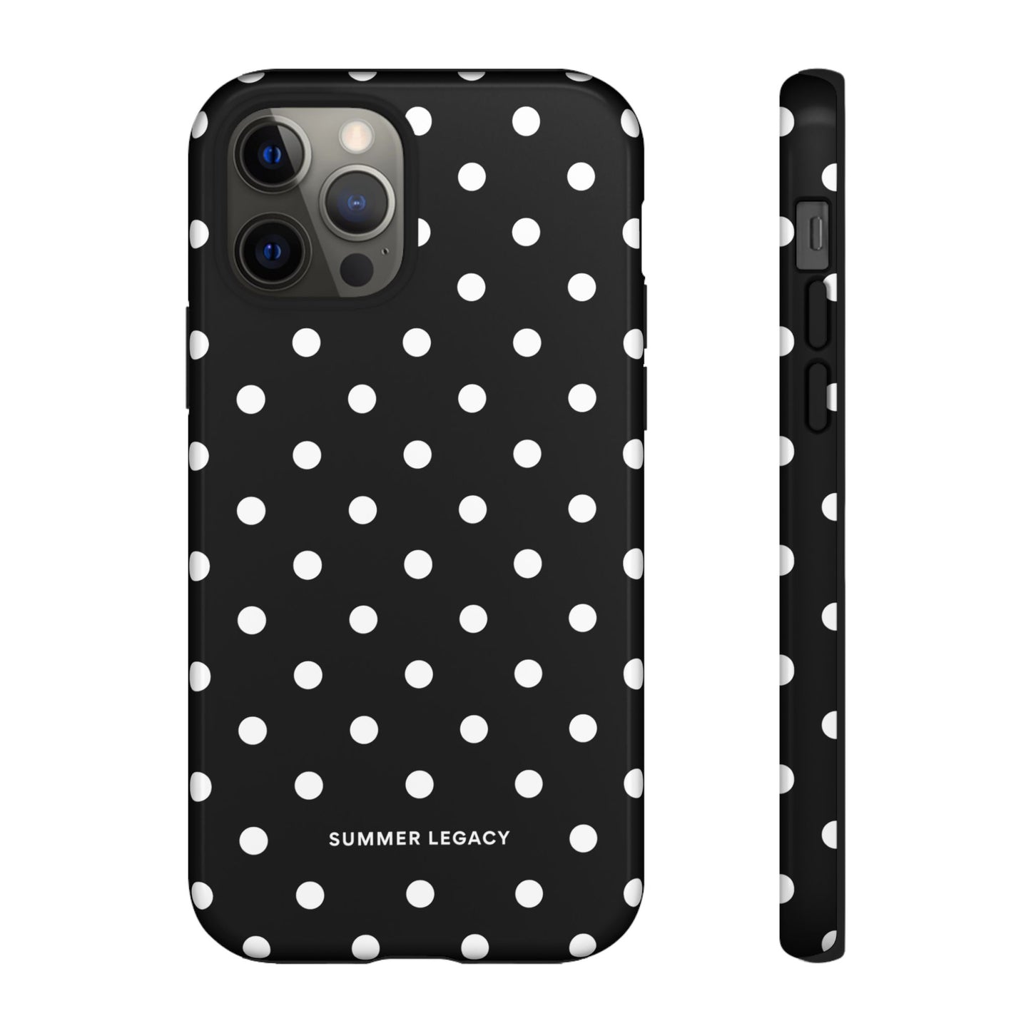 Ebony Polka Dot iPhone Case