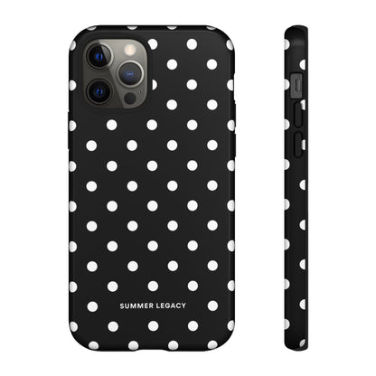 Ebony Polka Dot iPhone Case