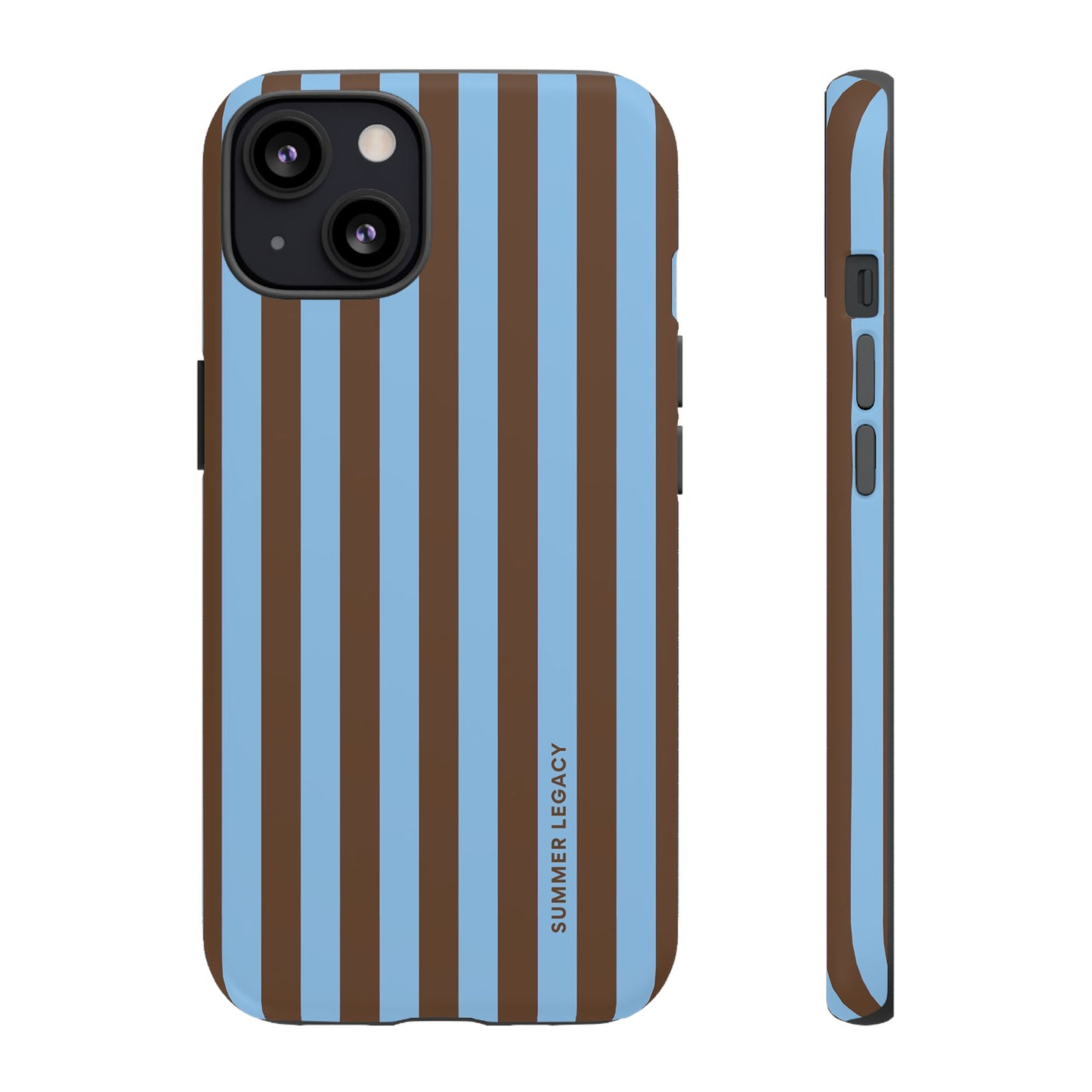 Mocha Stripe iPhone Case