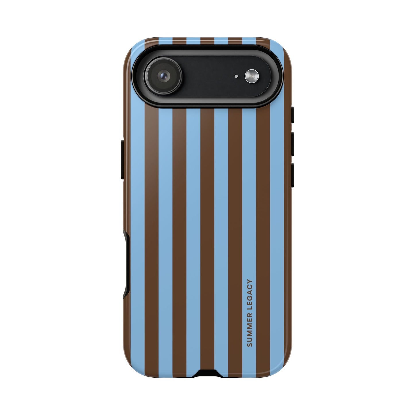 Mocha Stripe iPhone Case