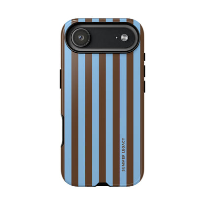 Mocha Stripe iPhone Case