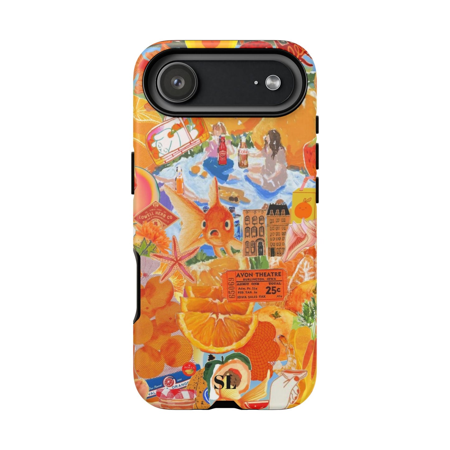Orange Goldfish iPhone Case