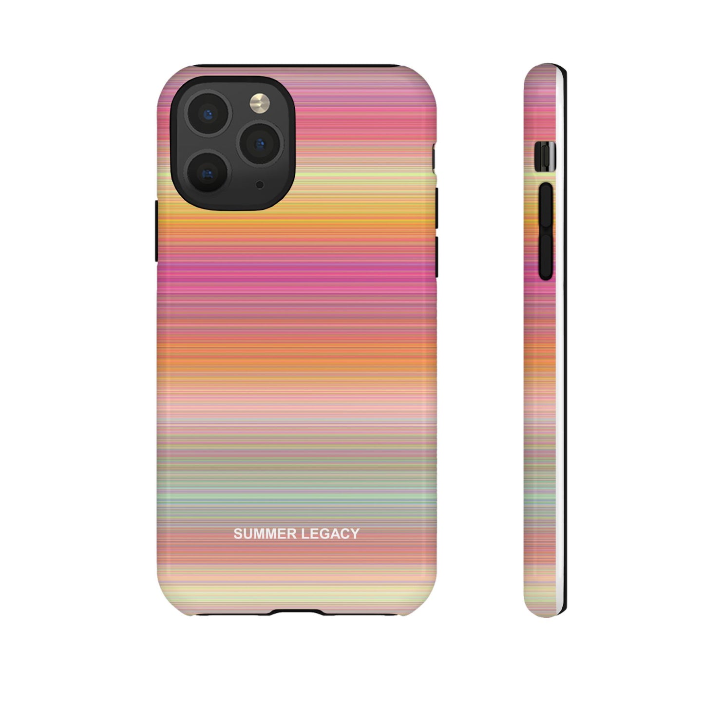 Champagne Ombre Stripe iPhone Case