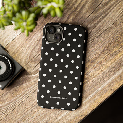 Ebony Polka Dot iPhone Case