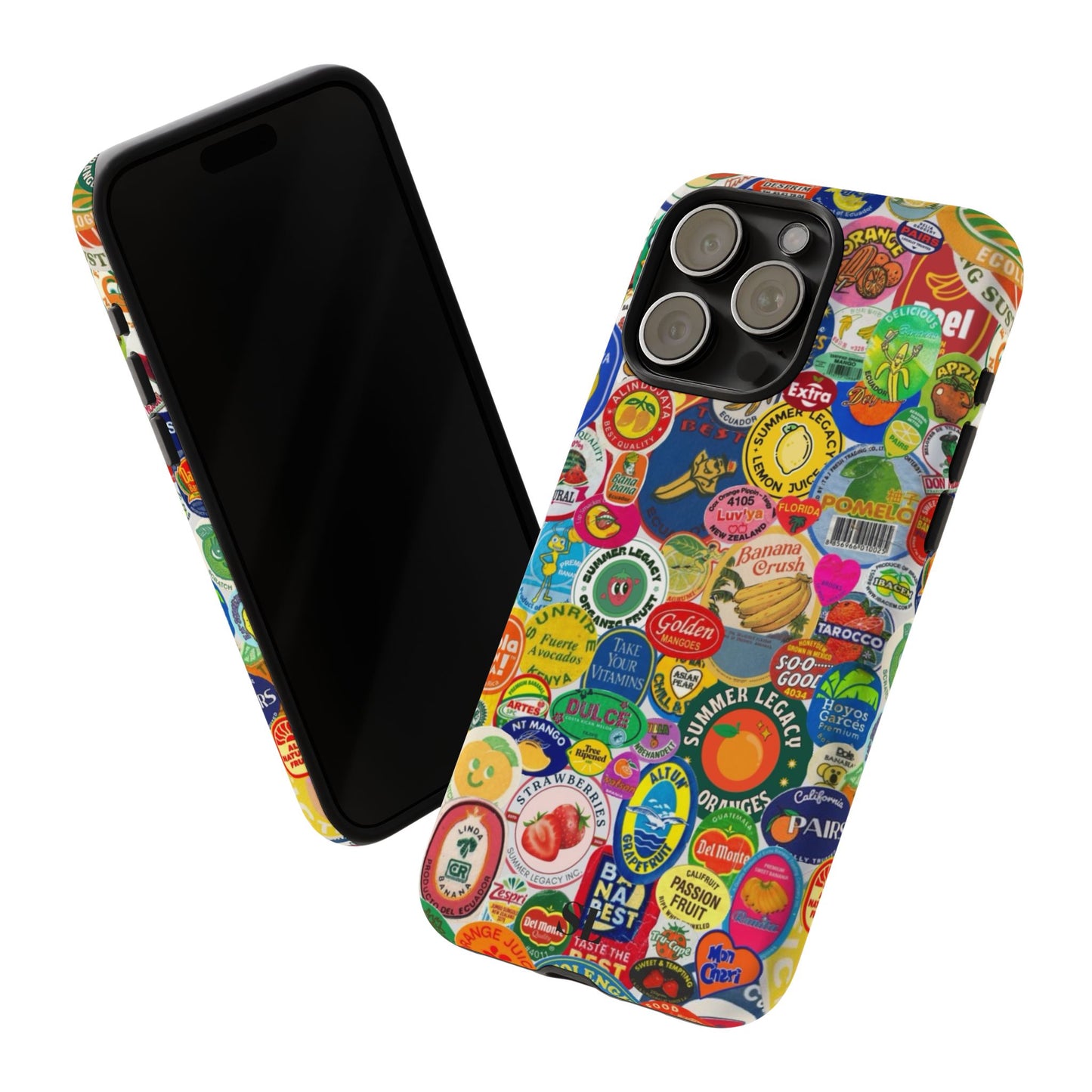 Fruit Stickers iPhone Case