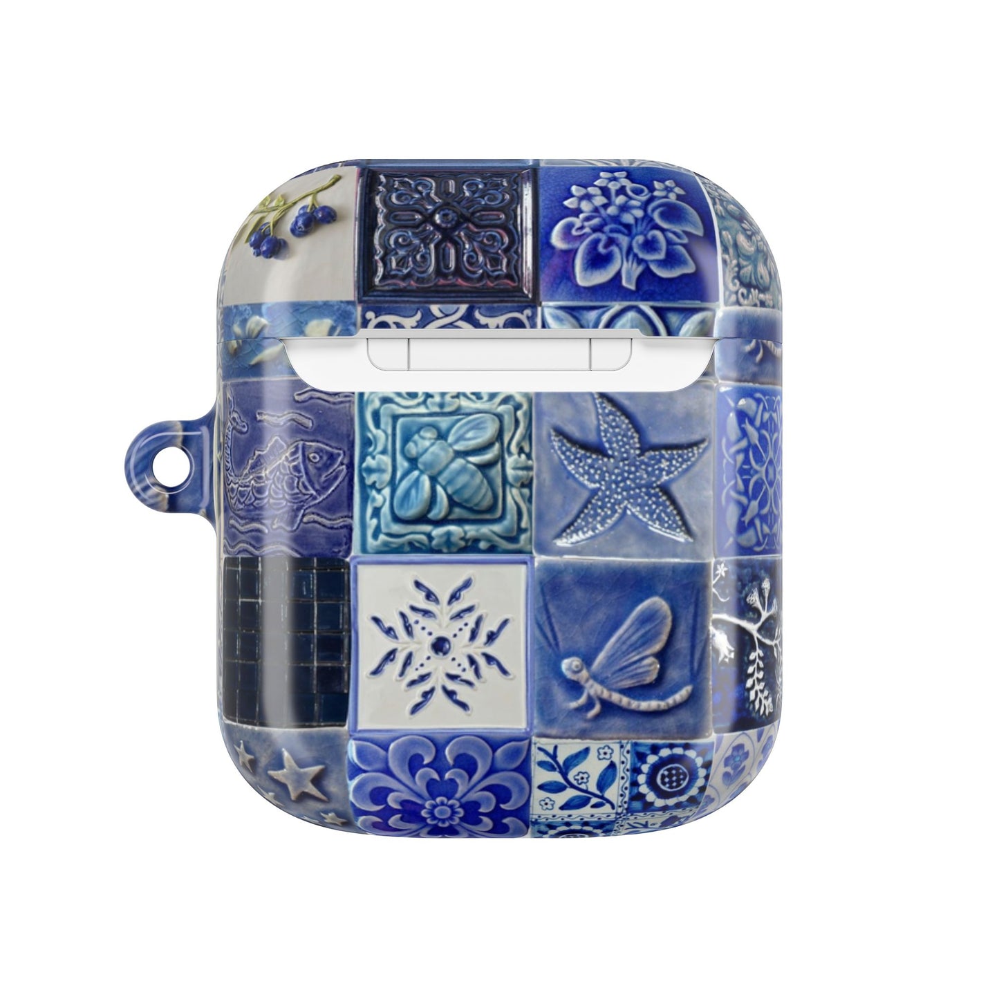 Midnight Mosaic Tiles AirPod Case