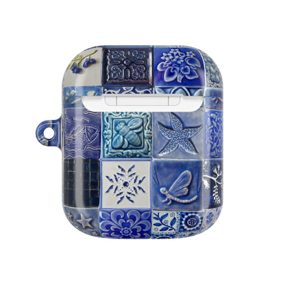 Midnight Mosaic Tiles AirPod Case