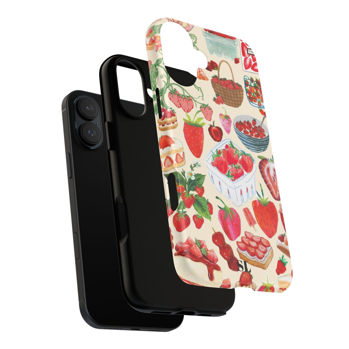 Strawberry Collage iPhone Case