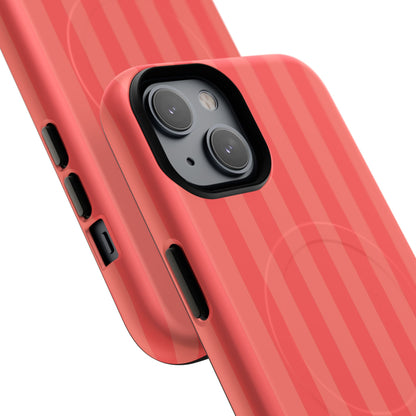 Coral Stripe MagSafe Case