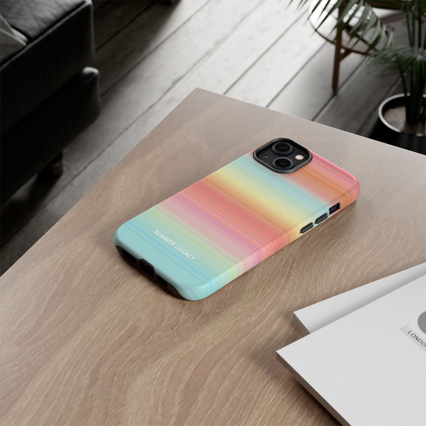 Sunrise Ombre Stripe iPhone Case